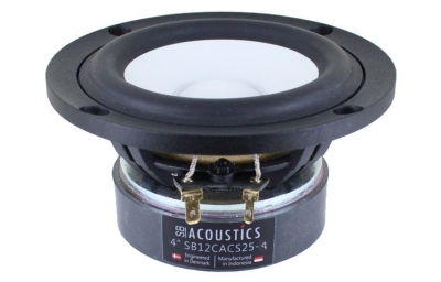 SB Acoustics SB12CACS25-4, 4 tommers bass/mellomtone