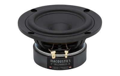 SB Acoustics SB12NRX25-8, 4 tommers bass/mellomtone