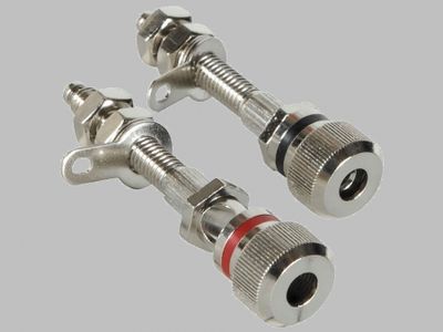 Dayton Audio høyttalerterminaler BPA3-8 nikkel