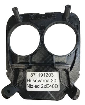 Husqvarna 2020-2023 3d printad Lamphållare Nizled 2xR40DRL eller E40D