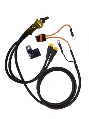 Komplett lampe strømkabelsett XL til Enduro hoj