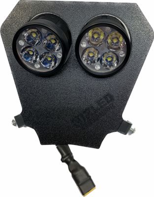 Lampfäste KTM 2017-2019, 80w med 2st NIZLED R40DRL