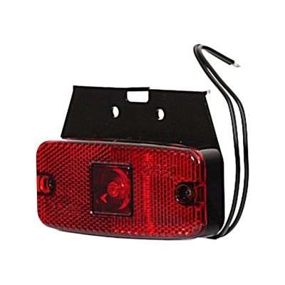 Strands Positions LED 111X50Mm Rød.12-24V,12-24V E-merket