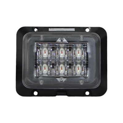 Strands Riktet Blinkelys Rektangulær Oransje LED Plan Montering