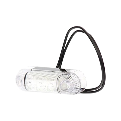 Strands Pos.Lys 3 LED Hvit,12-24V E-merket