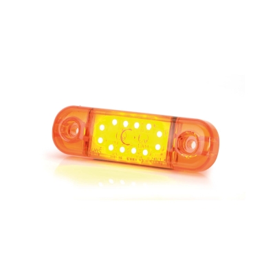 Strands Sidomarkering Slim 12 LED,9-36V IP68. E-merket.