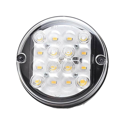 Strands Rund LED Baklys 24V, 115mm Diameter