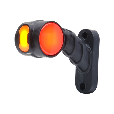 Strands Gummiarm Kort LED12-24V,L:134Mm H:108Mm B:55 Hvit,Rød,Oransje