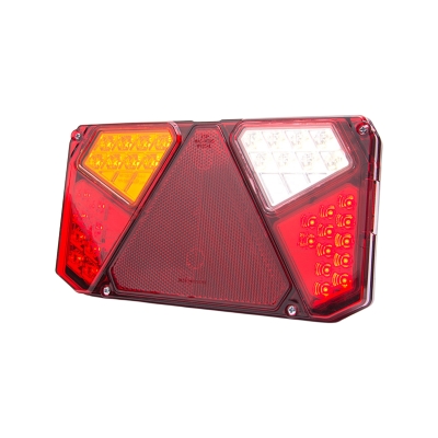 Strands Baklys 5 Kammer LED Venstre,12-24V DC Bak, Bremse, Tilbake, Dim, Blink