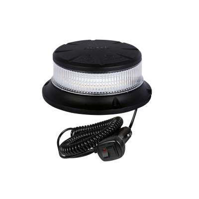 Strands roterende varsellys oransje LED magnet/klart linse