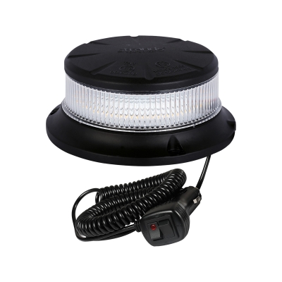 Strands roterende varsellys oransje LED magnet/klart linse