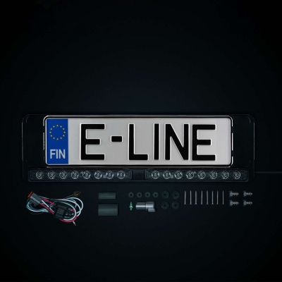 Strands NUUK E-Line Duo Nummerplate DK LEDramp