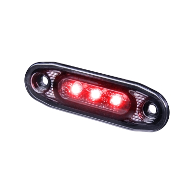 Strands Dark Knight Ultra Slim Positionslys Rød LED