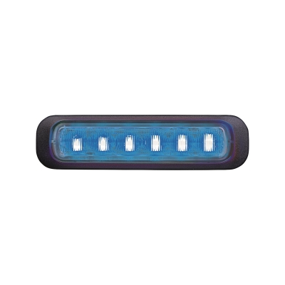 Strands Dark Knight Riktat Blixtlys Blue 6 LED