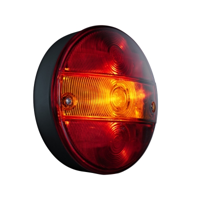 Strands IZE LED baklys, rund, 3 funksjoner, 500 mm kabel