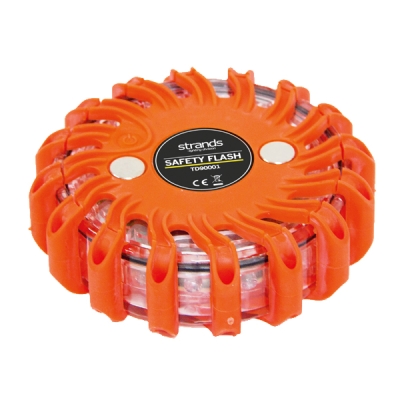 Strands Varning/Riktat Blixtlys Pucken Orange LED
