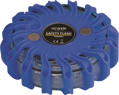 Strands Varsel/Riktet Blinkende Lysball Blå LED, 6-Pack I Veske