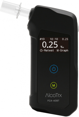 Alcotrx FCA 40BT, alkometer med Bluetooth