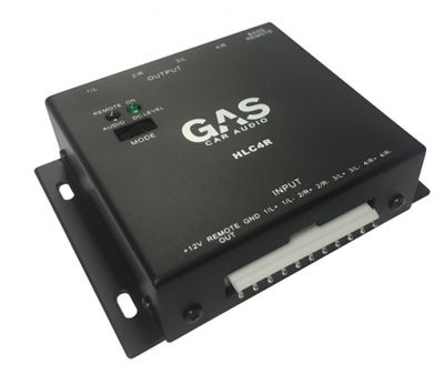 GAS HLC4R høy til lavnivåadapter med Bass-remote