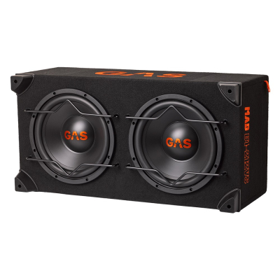 GAS MAD B1-212VS, 2x12-tommers portet eller lukket basskasse