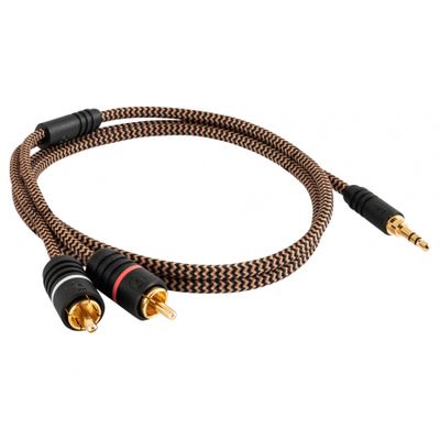 Proson Arctic 3.5mm-2x RCA-hann, 1 meter