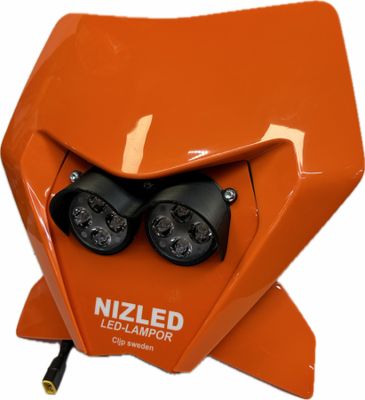 Lampkåpa med 1-3 E406k/E405k-värsting lamporna, KTM 2017-2020-2024-