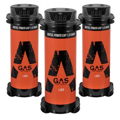 3-pakke GAS CC1FD Strømkondensator 1.0F Standard