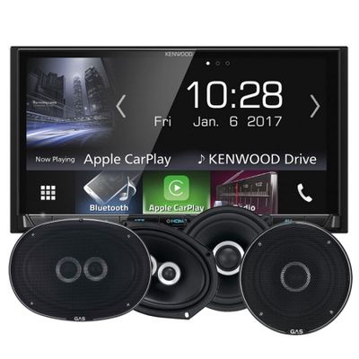 Kenwood DMX-7017BTS & GAS Silver-høyttaler