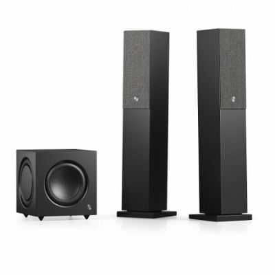 Audio Pro A38 & SW-10 aktivt 2.1 högtalarpaket, svart