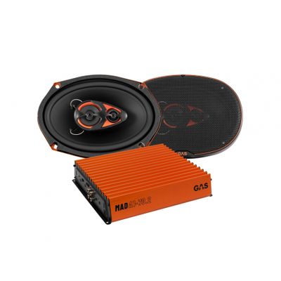 GAS ALPHA 6x9tum & MAD A1-70.2, høyttalerpakke