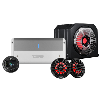 Marint helhetspakke med AMR30D, høyttalere, forsterker & basskasse