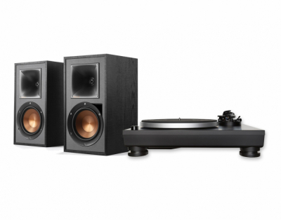 Audio Technica AT-LP5X med svarte Klipsch R-51PM, vinylspillerpakke
