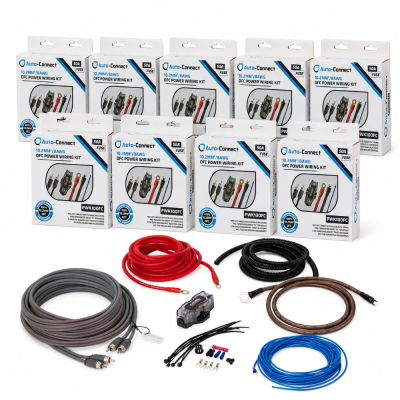 Auto-Connect OFC kabelsett, 10.2mm² - Storpakning 10 stk.