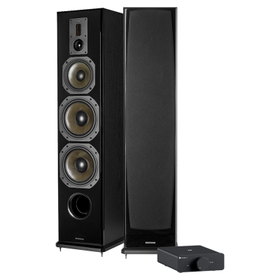 Dynavoice Definition DF-8II med Fosi Audio V3 (48V), stereopakke