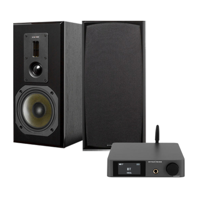 Dynavoice CA802BT & Definition DM-6II i svart, stereopakke