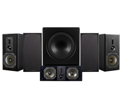 Dynavoice Definition DM-6II 5.1 hjemmekinopakke med CSB-V12, svart