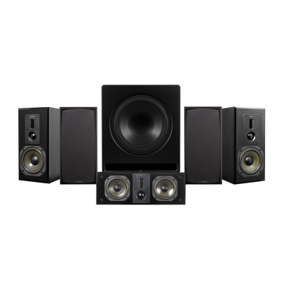 Dynavoice Definition DM-6 med CSB-V12 5.1 høyttalerpakke, svart