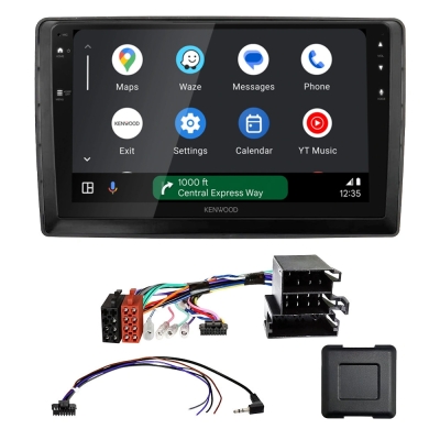 Kenwood DMX80AXS bilstereopakke til Citroën Nemo, Peugeot Bipper, Fiat Fiorino/Qubo