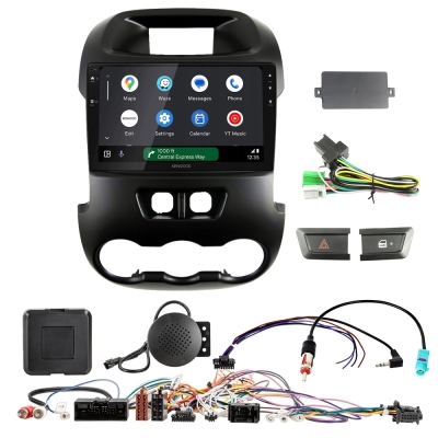 Kenwood DMX80AXS bilstereopakke til Ford Ranger 2012-2016, svart