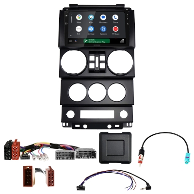 Kenwood DMX80AXS bilstereopakke til Jeep Wrangler 4-dörrars 2007-2010