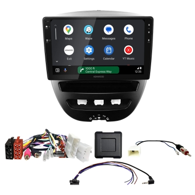 Kenwood DMX80AXS bilstereopakke til Toyota Aygo, Citroën C1 och Peugeot 107