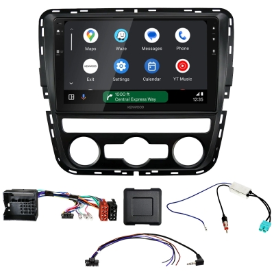 Kenwood DMX80AXS bilstereopakke til Volkswagen Passat B7 2011-2015, automatisk AC