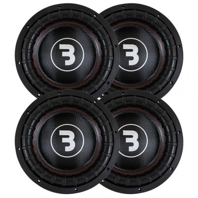 4-pakke Bass Habit Elite 2 E2300D1, 12 tommers basselement