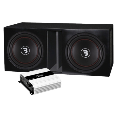 Bass Habit E300D2 i portet kasse med SP31001FR, 2x12-basspakke