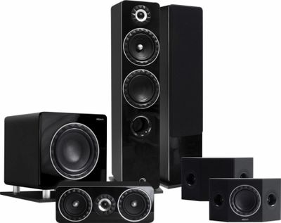 Elipson Prestige Facet PF14F högtalarpaket 5.1, svart