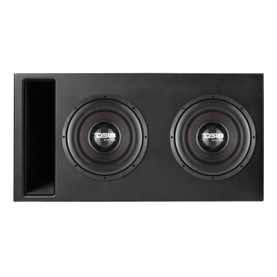 Portet 2x12 tommers Comp-kasse med 2 stk DS18 EXL-XX12.4DHE