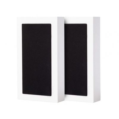 2-pakke DLS Flatbox Midi vegghøyttalere i hvitt