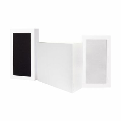 DLS Flatbox Midi On-Wall 2.1 høyttalerpakke, hvit