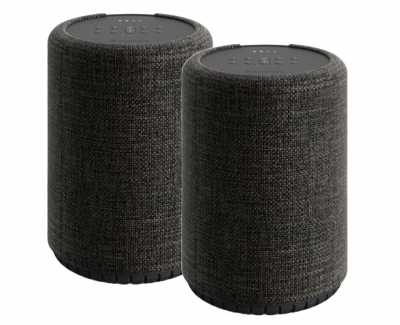 2-pakke Audio Pro G10, mørkegrå stemmestyrt smarthøyttaler