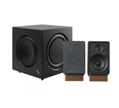 Onkyo GX-30ARC med Audio Pro SW-10 aktivt 2.1 høyttalerpakke, svart